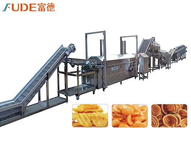 Puffed Food Frying Production Line